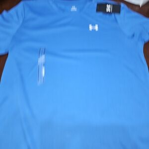 NWT Woman's Under Armour Blue Tech SSC Solid Tee Tshirt Short-Sleeve Size Small